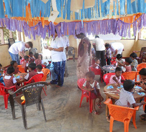 Preschool in Killinochi, Sri Lanka