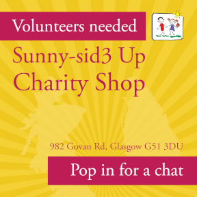 Volunteers needed in Govan Rd Charity Shop